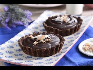 Tartaletas Frías de  Doble Chocolate Rápidas