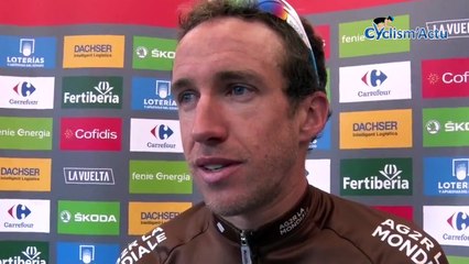 Tour d'Espagne 2018 - Alexandre Geniez, a chuté après l'arrivée et sa victoire sur la 12e étape : "Ça restera l'anecdote du jour !"