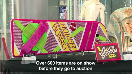 Iconic cinema props on display in London
