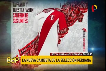 Selección Peruana: conozca la nueva camiseta que estrenará en Ámsterdam