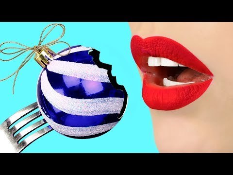 8 DIY ENFEITES DE NATAL COMESTÍVEIS / BRINCADEIRAS DE NATAL!