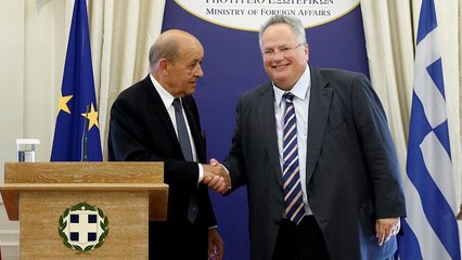 Ελλάδα: Συνάντηση Λε Ντριάν με Τσίπρα και Κοτζιά