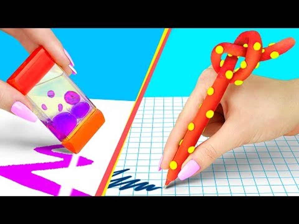 COMO ESCONDER ALIVIADORES DE ESTRESSE NO MATERIAL ESCOLAR / 9 MATERIAIS ESCOLARES ANTI STRESS