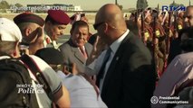 President Duterte arrives in Jordan, as Philippines eyes strengthening bilateral ties