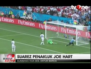 Luis Suarez, Penakluk Kiper Nomor 1 Inggris