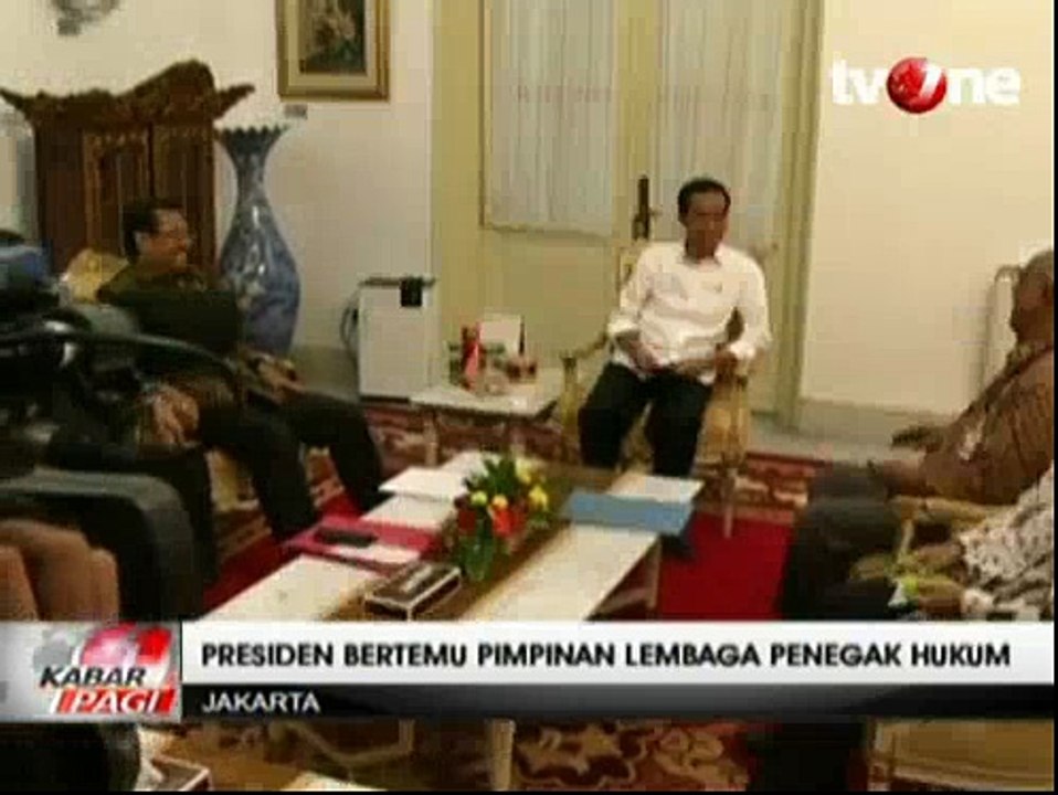 Presiden Bertemu Dengan Pimpinan Lembaga Penegak Hukum