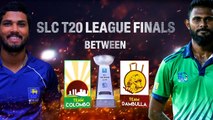 Team Colombo will battle it out against Team Dambulla for the SLC T20 League   2nd September RPICS,Colombo