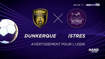 Lidl Starligue - Dunkerque - Istres : Avertissement pour l'USDK
