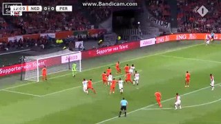 Pedro Aquino  Goal HD - Netherlands 0-1 Peru 06.09.2018