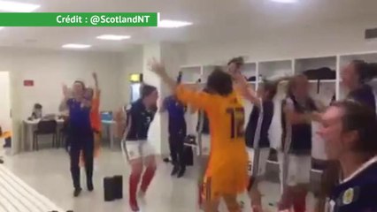 Coupe du Monde (F) - La joie des Écossaises après leur qualification