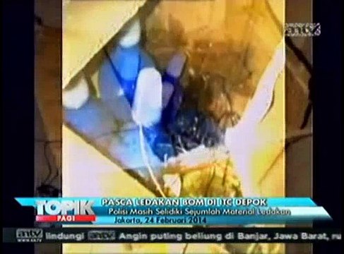 Bom di ITC Depok, Polisi Selidiki Sejumlah Material Ledakan