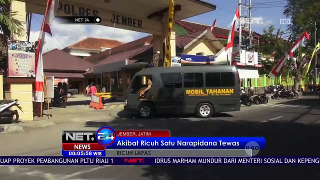 Akibat Kericuhan Dalam Lapas, Napi Dievakuasi Dari Lapas Jember - NET 24