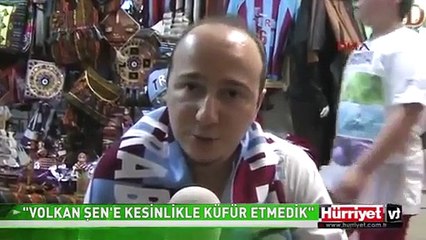 Volkan Şene küfür eden Taraftarla Röportaj