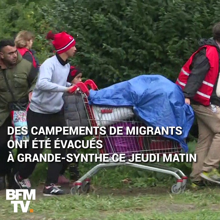 Nouvelle évacuation du campement de migrants de Grande-Synthe