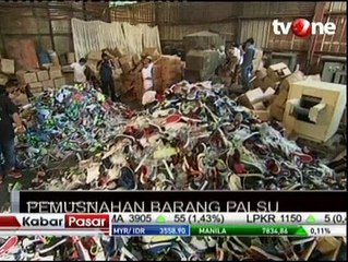 Filipina Musnahkan Barang Palsu Bermerek Terkenal