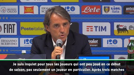 Italie - Mancini préoccupé par l'état de forme de Balotelli