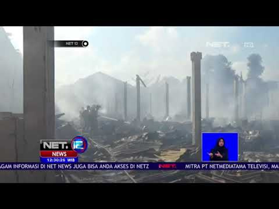 Kebakaran Pasar Pon Ludeskan Ratusan Kios-NET12