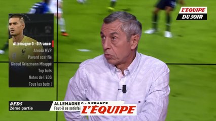 «Un match nul encourageant» contre l'Allemagne - Foot - L'Equipe du Soir