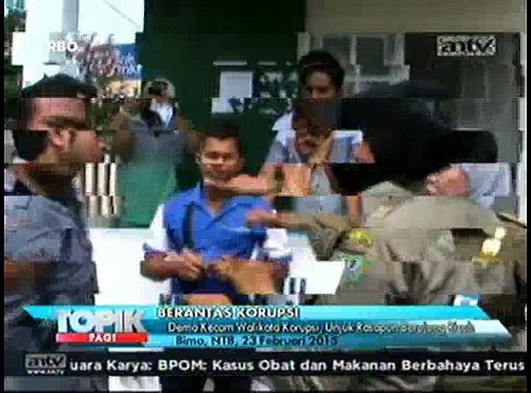 Kecam Wali Kota Bima Korupsi, Unjuk Rasa Berakhir Ricuh