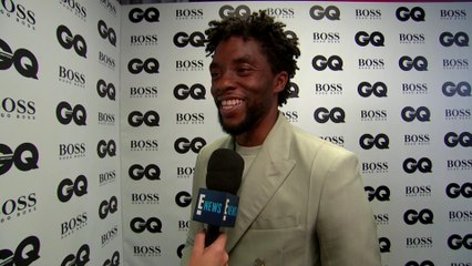 Chadwick Boseman Talks British "GQ" Men of the Year Honor