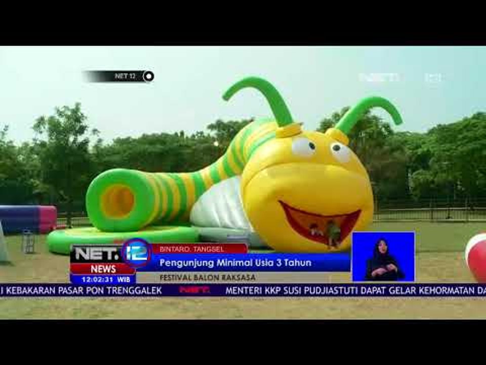 Keseruan Menikmati Wahana Balon Raksaksa Bintaro-NET12