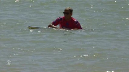 Adrénaline - Surf : Sebastian Zietz with a 7 Wave from Surf Ranch Pro, Men's Championship Tour - Qualifying Round