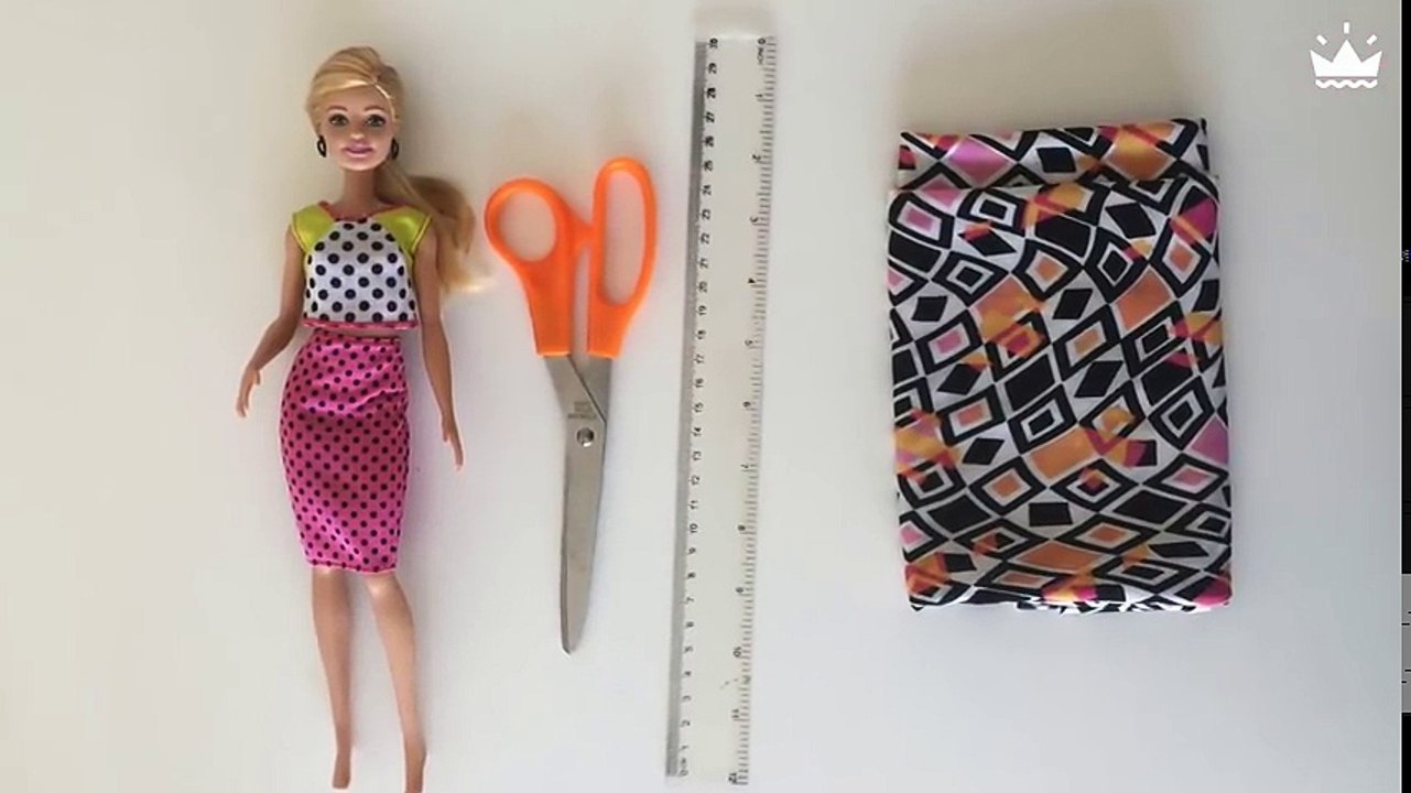 DIY Barbie Bathing Suits Without Sewing NoSew NoGlue Doll Swimsuits