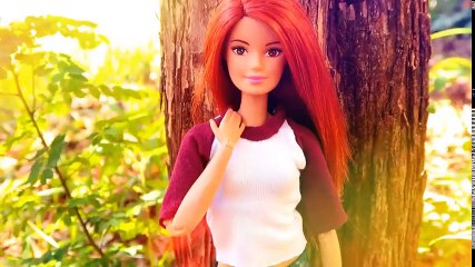 DIY Barbie Clothes - Barbie Jeans Tutorial - How to Make Doll Jeans