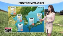 Rain to let up in afternoon in southern provinces and Jeju _ 090718