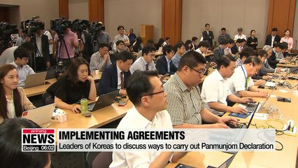 President Moon touts development on N. Korea made from special envoys' trip to N. Korea