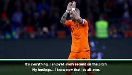 'I enjoyed every second' - Sneijder retires from Dutch national team