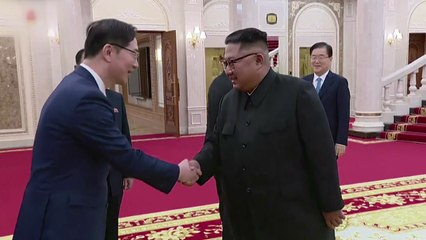 北 조선중앙TV, 특사단·김정은 면담 보도 / YTN