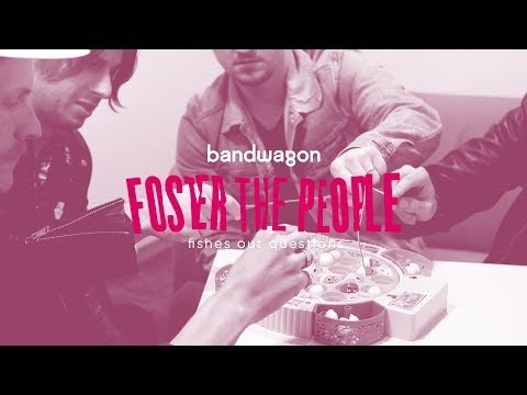 Foster The People go fishing for questions about tour bus music, crushes and the Grammys