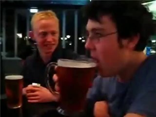 Insane Pitcher Of Beer Chug