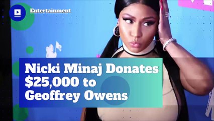 Nicki Minaj Donates $25,000 to Geoffrey Owens