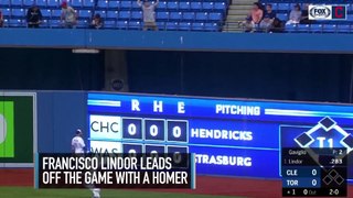 Francisco Lindor Hits 2 Home Runs