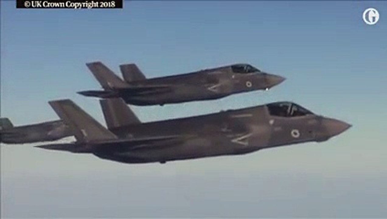 F-35 stealth fighter jets land in Norfolk