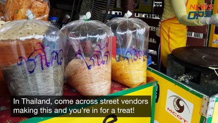 Thai Cotton Candy Crepe