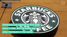 Starbucks Finally Opened Its First Store In Italy