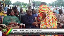 Video: Otumfuo Osei Tutu II visits Jubilee House