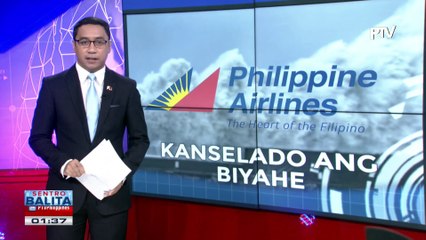 Biyahe ng PAL at Cebu Pacific sa Osaka, kanselado