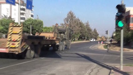 Suriye sınırına askeri sevkiyat devam ediyor