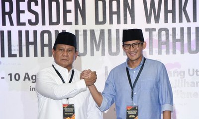 Pembentukan Tim Pemenangan Prabowo-Sandiaga