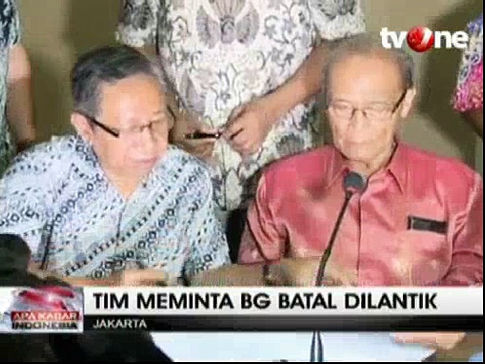 Tim 9 Minta Jokowi Tak Lantik Budi Gunawan