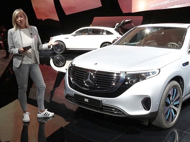 A bord de la Mercedes EQC