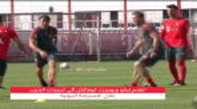 لقطة: كرة قدم: مدرب أو لاعب؟ أشقاء كوفاتش ينضمون اليه في تدريبات بايرن