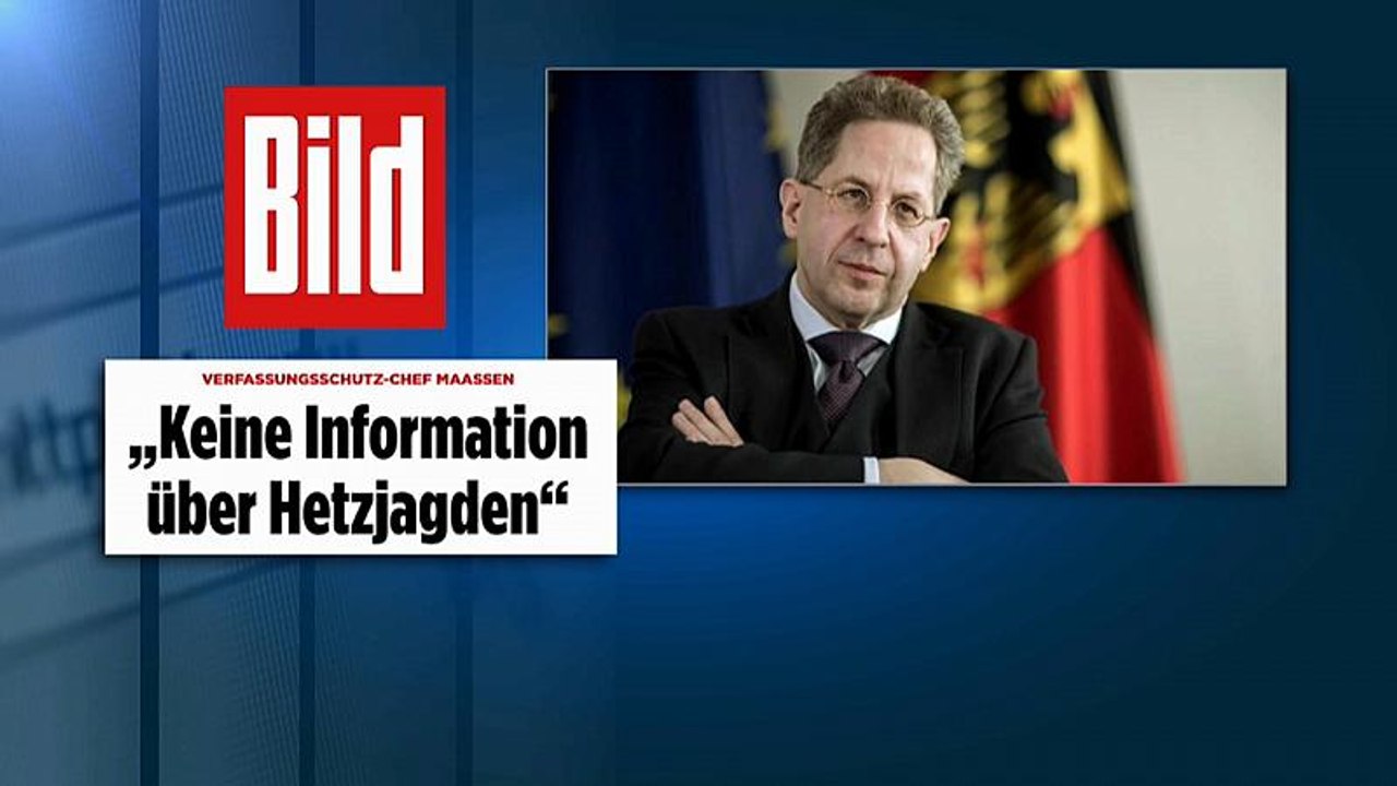 Verfassungschutzpräsident Maaßen: 'Keine Information über Hetzjagden' in Chemnitz