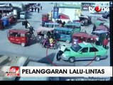 Diminta Pindah Parkir, Sopir Taksi Tabrak Polisi