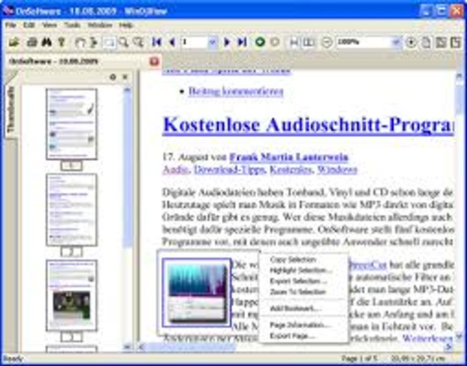 WinDjView - software Free Download