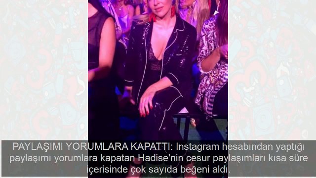 Hadise iç çamaşırı defilesine iç çamaşırıyla katıldı! Göğüs dekolteli pozu...
